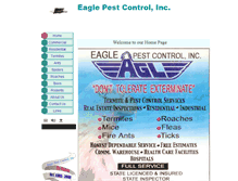 Tablet Screenshot of eaglepestcontrolwaco.com
